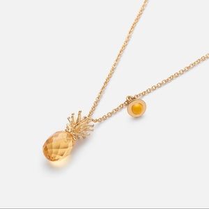 Vivienne Westwood pineapple citrine pendant in gold
